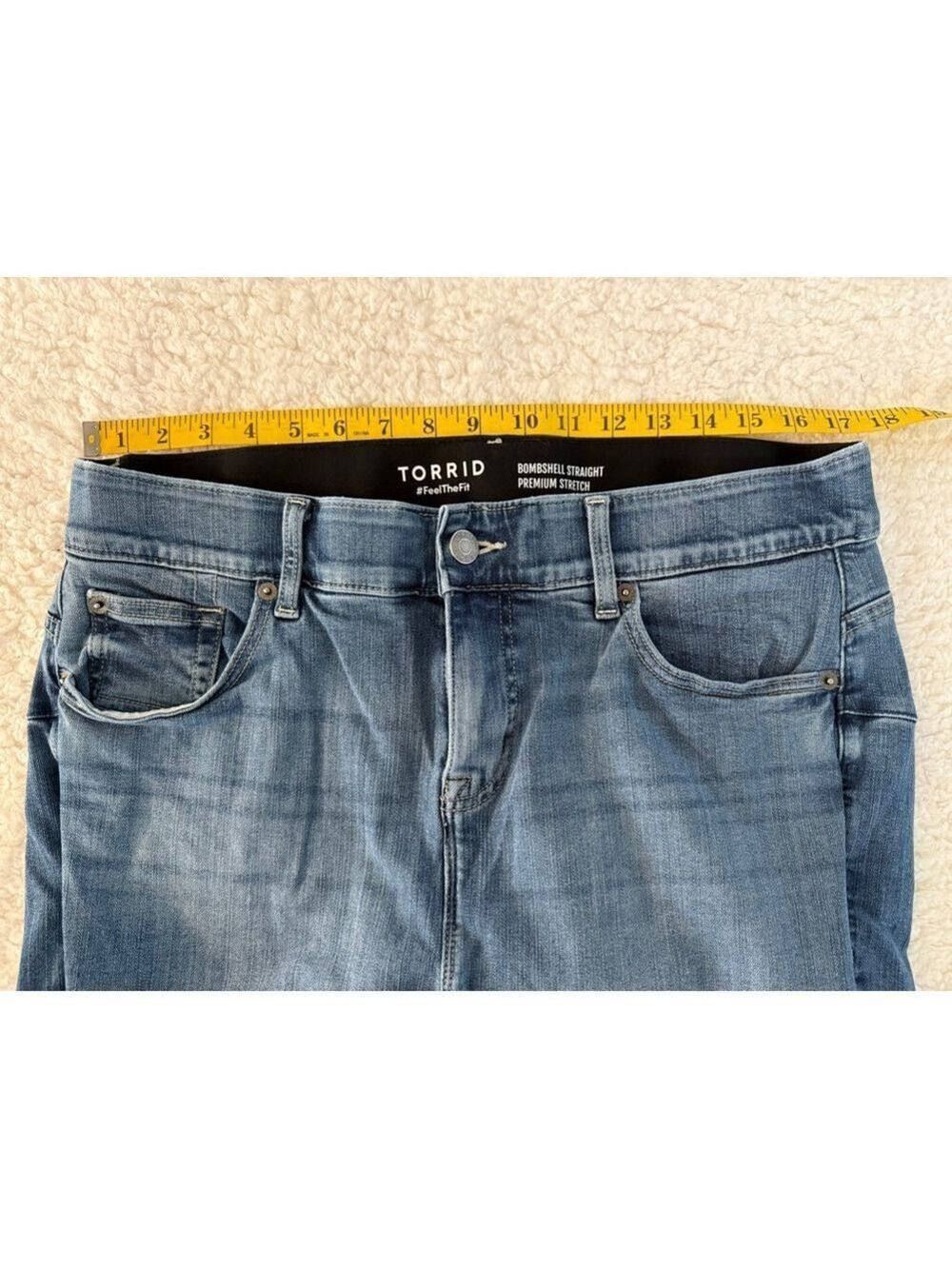 Torrid Bombshell Straight High Rise Jeans (16R) - Picture 8 of 11